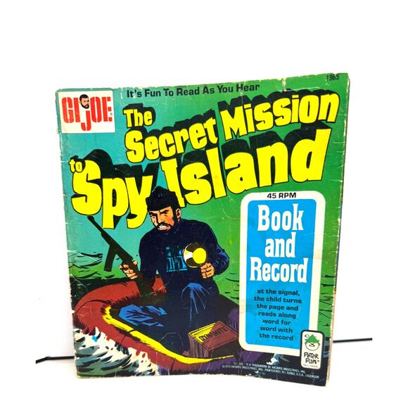 1973 Hasbro GI Joe Comic Booklet The Secret Mission to Spy Item (NO RECORD) - Picture 1 of 6